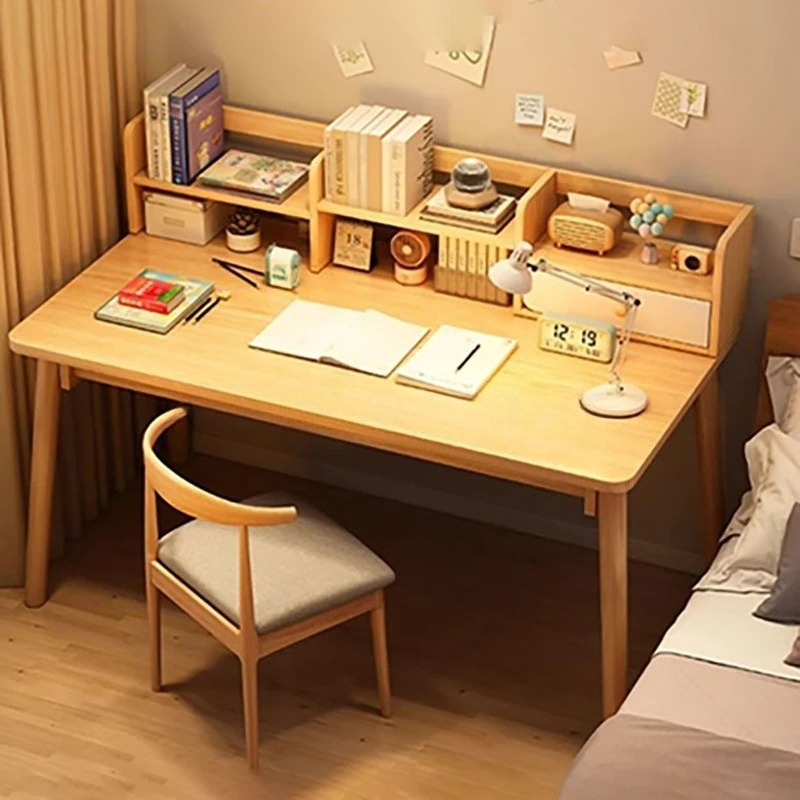 Office Furniture Set - Modernes Holz-Computertisch- und Stuhl-Set für Schlafzimmer,