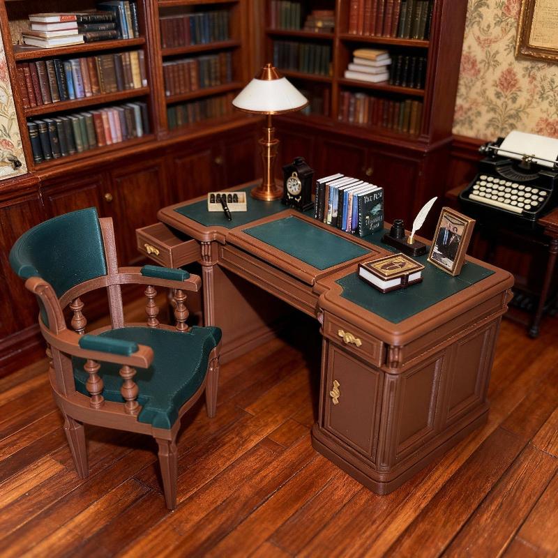 1:12 Maßstab Puppenhaus Mini V – Office Furniture Set Bewertung und Preis