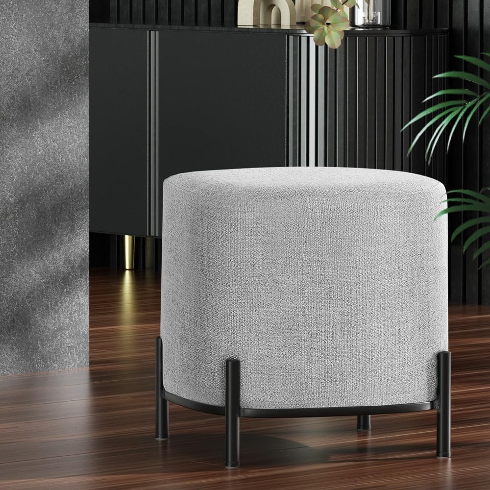 **/Ottomane, runder Fußhocker, – Office Furniture For Home Bewertung und Preis