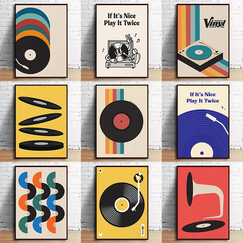 Mid-Century Vinyl-Schallplatte – Office Furniture For Home Bewertung und Preis