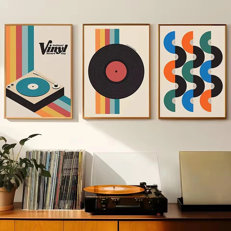 Mid-Century Vinyl-Schallplatte – Office Furniture For Home Bewertung und Preis