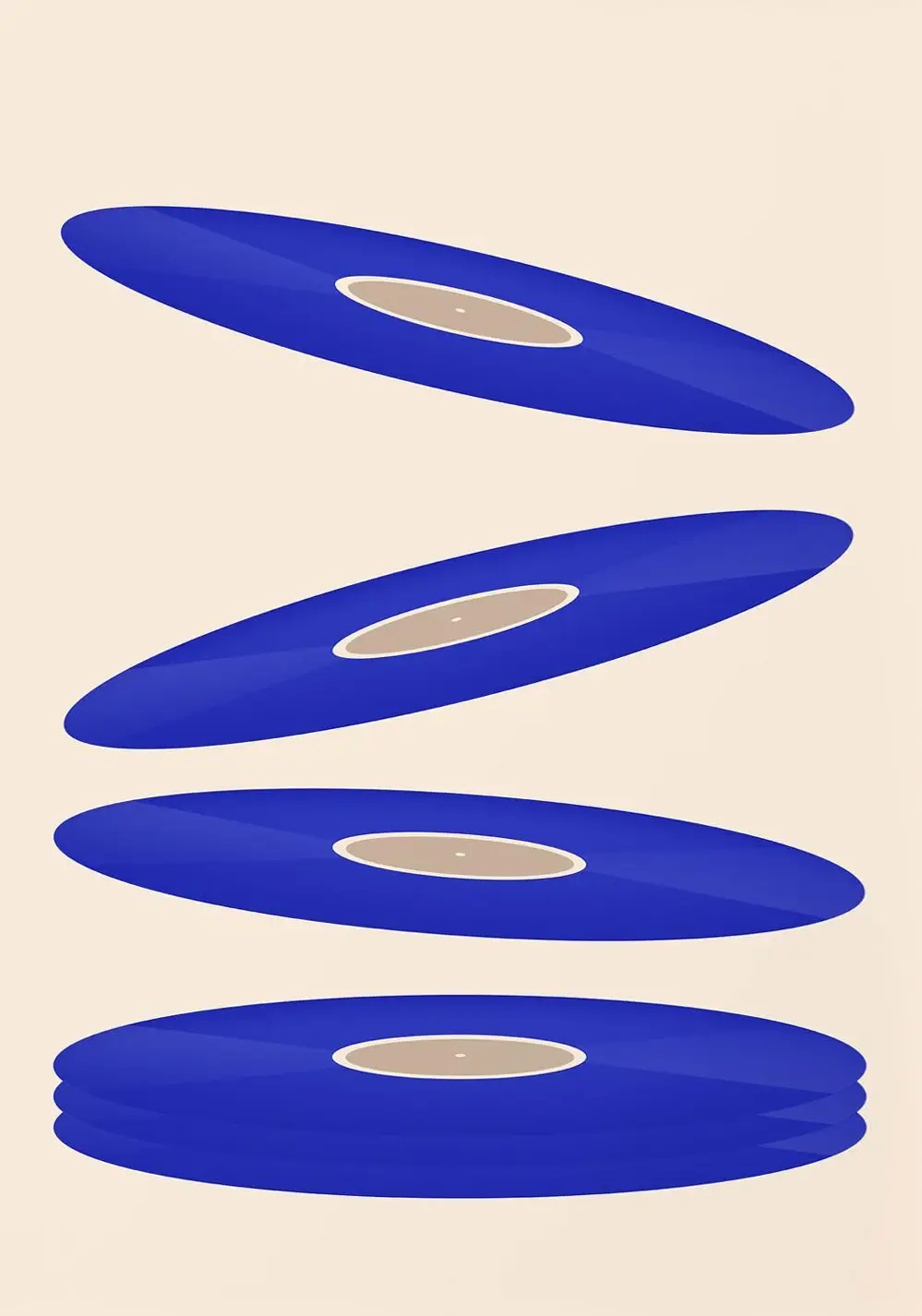 Mid-Century Vinyl-Schallplatte – Office Furniture For Home Bewertung und Preis