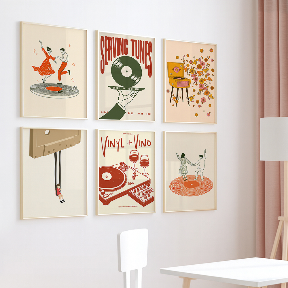 1 Stück Vintage Musik Leinwand – Office Furniture For Home Bewertung und Preis